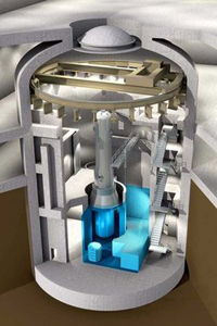 An artist's rendering of BWXT's mPower small modular reactor. Courtesy of Bechtel